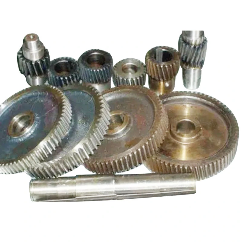 OEM Transmission Parts Forging Steel Spur Gear Ring and Pinion Gear Shaft